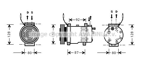 AVA QUALITY COOLING kompresorius, oro kondicionierius SBK052